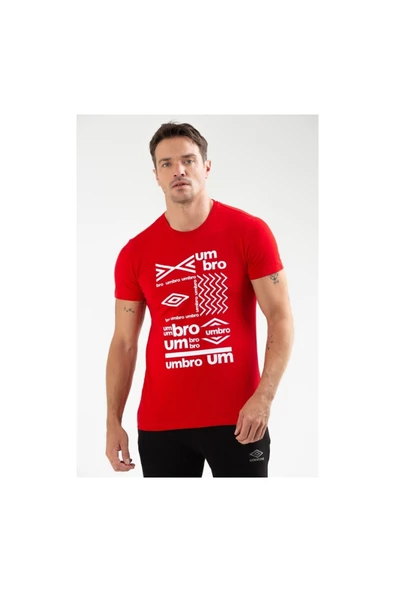 Umbro Kırmızı  Erkek Tişört Jax T-Shirt TF0133