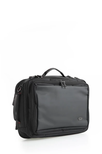ÇÇS Siyah El ve Sırtta Taşınabilen Unisex Evrak/Laptop Çanta 51271 - 2