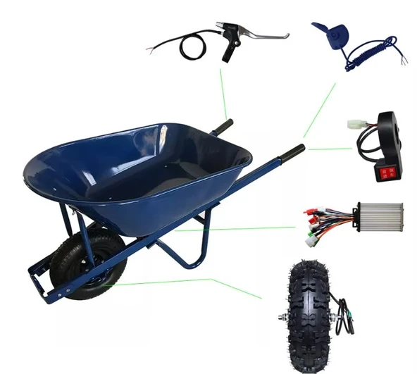 Elektrikli El Arabası Motor Kiti 48V 500W