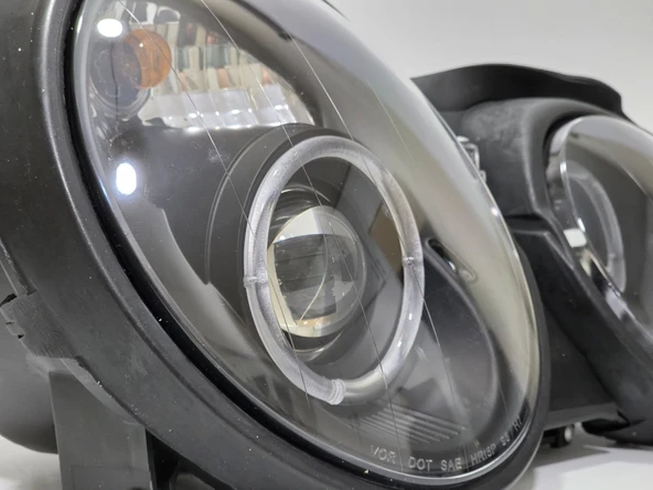Sonar Mercedes W208 Mercekli Ön Far Takımı - 6