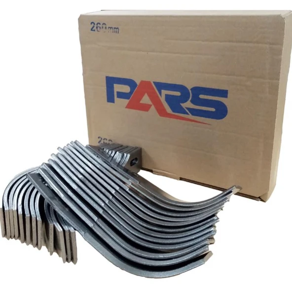 PARS Çapa Makinesi Bıçak Takımı Dizel Modeller 26 cm 24 adet - 2