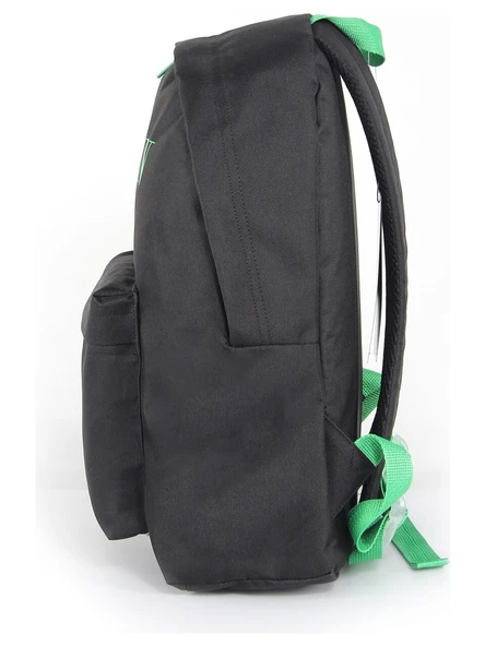 United Colors Of Benetton Siyah-Yeşil Unisex Okul Çantası 03805 - 3
