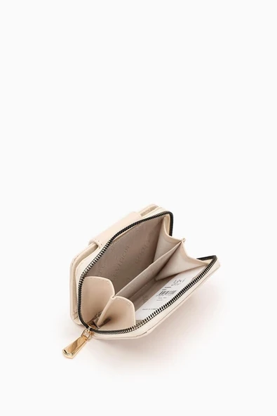 Levidor Krem Kadın Cüzdan 910034 - 2