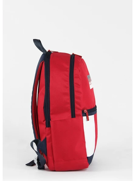 United Colors Of Benetton Kırmızı-Beyaz Unisex Sırt Çantası 04287 - 3