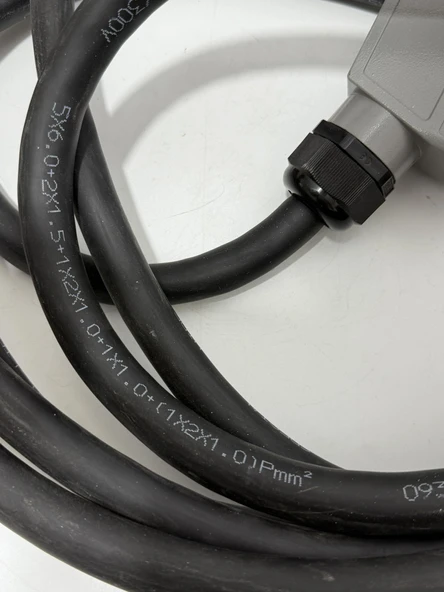 Echu Endüstriyel Elektrik Kablosu 300/300V 5X6.0+2X1.5+1X2X1.0+(1X2X1.0)Pmm² 5 Metre - Resim 3