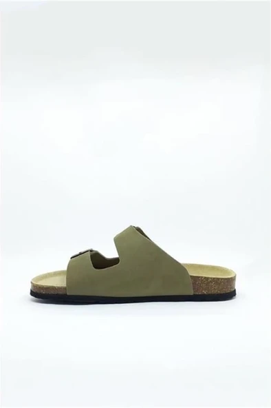 LUMBERJACK JOLIE NU 4FX HAKİ HAKİKİ DERİ COMFORT CASUAL TOKALI TERLİK - 5