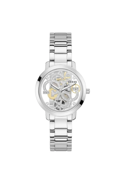 Guess Gugw0300l1 Çelik Kasa Çelik Kordonlu Kadın Kol Saati