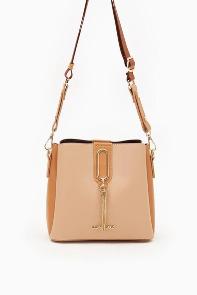Levidor Vizon Camel Kadın Omuz Çantası 930126