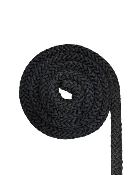 Mol Halat 12 Kollu Yüzer Halat Siyah 100mt  28mm