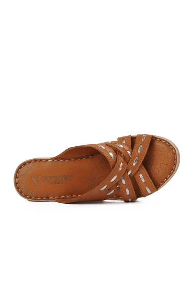 Voyager Taba  Kadın Terlik 9227 Z - 5