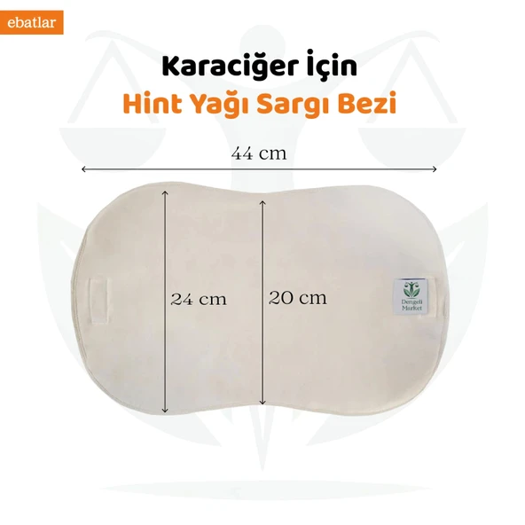 KARACİĞER Sargı Bezi +100 ML HİNT YAĞI (HEXANSIZ) - Resim 2