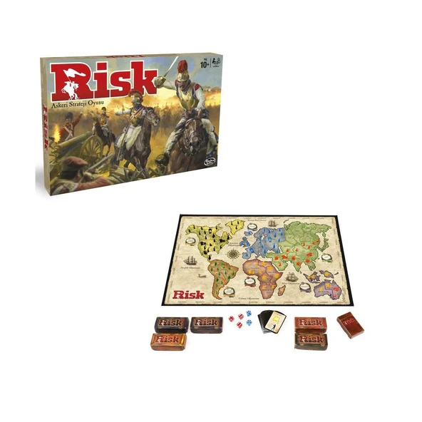 Hasbro Risk YENİ MODEL Askeri Strateji Oyunu - 2