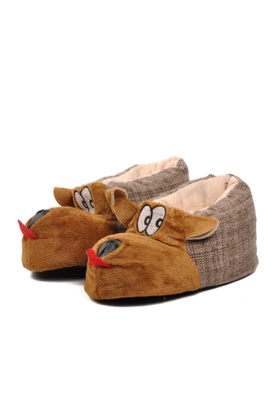 Ayakmod Kahve  Kadın Panduf Köpekli Panduf G - 4