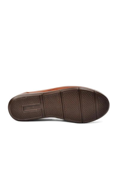 Voyager Taba Hakiki Deri Kadın Günlük Ayakkabı 8766 Z - 5