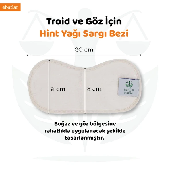 Tiroid ve Göz Sargı Bezi + 100 ml Hint Yağı (HEXANSIZ) - Resim 2