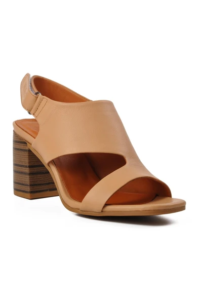 Venüs Nude Hakiki Deri Kadın Topuklu Sandalet 2108502Y Z - 3