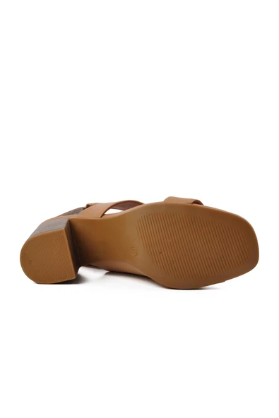 Venüs Nude Hakiki Deri Kadın Topuklu Sandalet 2108502Y Z - 5