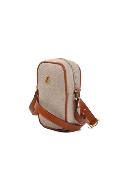 Sosela Açık Gri  Kadın Omuz Çantası 67-7151 - Resim 3