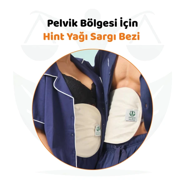 PELVİK Sargı Bezi + 100 ML HİNT YAĞI (HEXANSIZ) - Resim 3