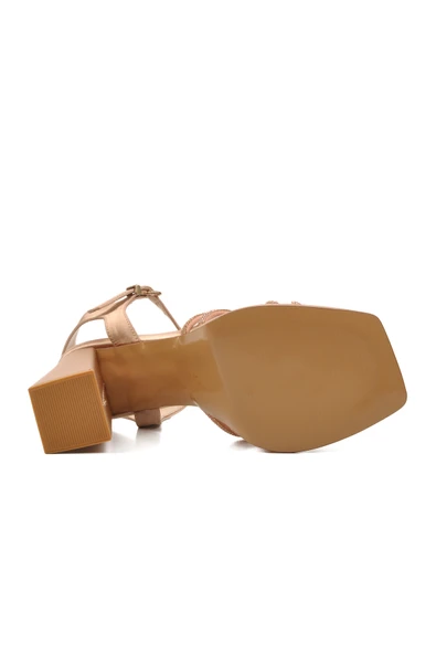 Venüs Vizon Kadın Abiye Ayakkabı 23101321Y Z - 5