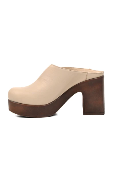 Venüs Bej Kadın Topuklu Terlik 2217013Y Z - 2