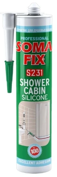SOMA FİX DUŞA KABİN SİLİKONU 280ml  S231 - BEYAZ