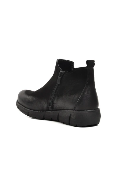 Venüs Siyah Nubuk Hakiki Deri Kadın Bot 1953755K Z - 4