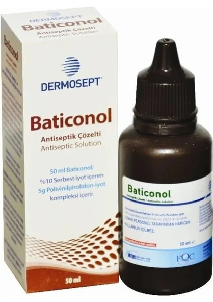 Povidon Baticonol %10 50ml