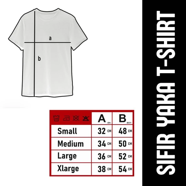 Sıfır Yaka T-Shirt - %100 Pamuk Çocuk Atatürk Baskılı