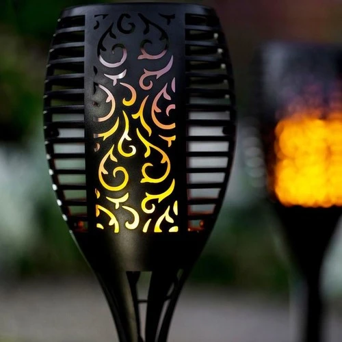 Alev Efektli Solar Bahçe Lambası (51 cm) Bahçe Aydınlatma - 3