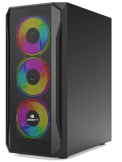 GameBooster GB-T005MB USB3.0 RGB fan Mesh Panel Siyah kasa (PSU Yok) - 3