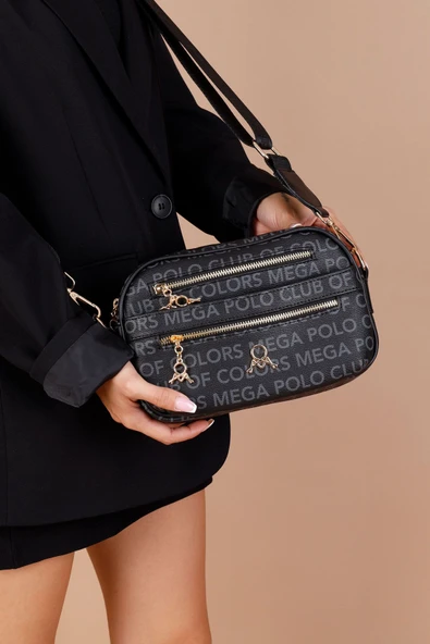 Mega Polo Kadın Monogram Çapraz Çanta ürün görseli