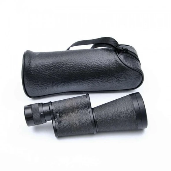 Baigish 7X50 Metal Deri Kaplamalı Rus Modeli Monoküler Dürbün - Resim 4