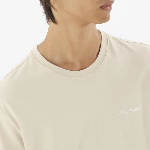 Salomon Logo Tee Men Erkek T-Shirt LC2522 Erkek Tişört - Resim 8