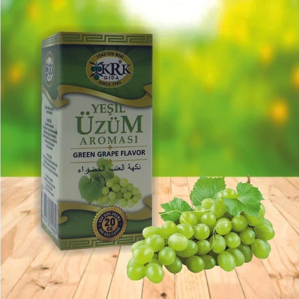 Krk Gıda Yeşil Üzüm Aroması 20 ml - 2