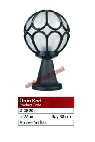 ZERPA Meridyen Set Üstü Armatür Siyah E-27