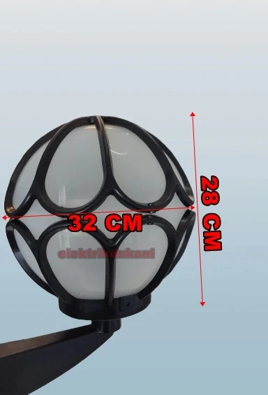 ZERPA Meridyen Duvar Aplik Armatür Siyah E-27 - 2