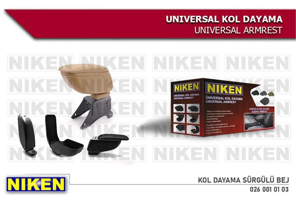 Kol Dayama Sürgülü Bej