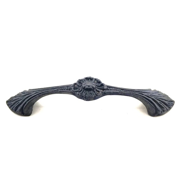 Antika Tarz Dekoratif Pirinç Göz Kapı Kulbu - 21x127 mm, Oksit ürün görseli