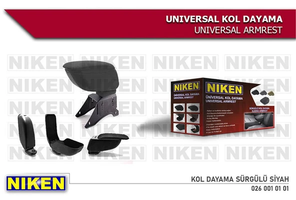 Kol Dayama Sürgülü Siyah