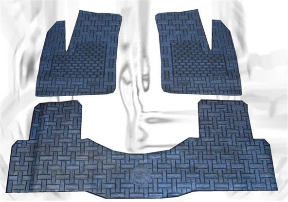 Dekoratif Paspas Fiat Doblo 03-09 Mavi