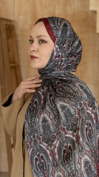 75 x 180 - İdol İpek Şal-5014-04932 - Resim 4