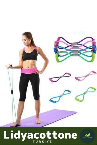 Direnç Lastiği Pemium Kas Açma Germe Güçlenme Spor Pilates Jimnastik Egzersiz - 2