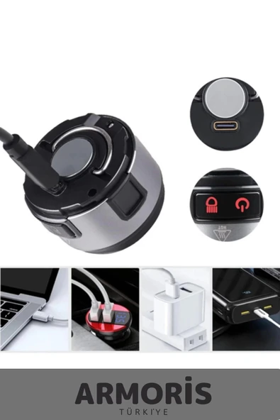 Yeni Nesil Oynar Başlık Mıknatıs Sabitleme Esnek Lastik COB4 Led 7 Modlu Şarjlı Kafa Kamp Av Lambası - 3