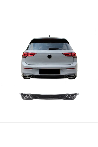 GOLF 8 R Line tampon için uyumlu R Line Difüzör