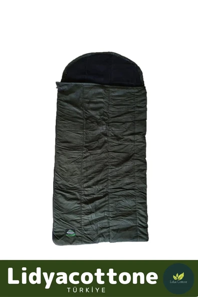 Uyku Tulumu Çift Kaplama Polar Kumaş Kış Çadır Karavan Su Geçirmez Nefes Alabilir -10 Derece - 3