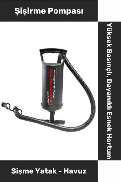 Şişirme Pompası Ergonomik Yüksek Basınçlı Dayanıklı Portatif Hafif Taşınabilir Şişme Yatak Havuz