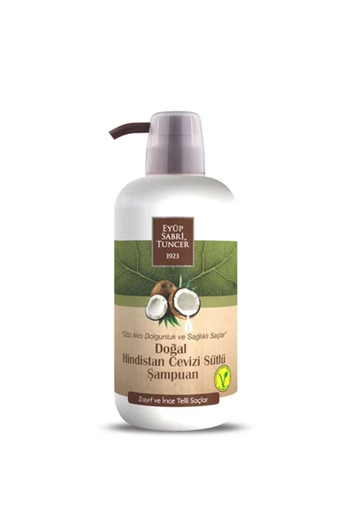 Doğal Hindistan Cevizi Sütlü Şampuan 600 ml X 4 Adet ürün görseli