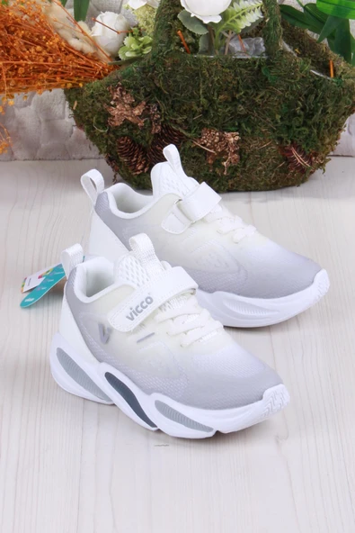 Vicco 346.F25Y.198 Beyaz Samur Rahat Hafif Kız Çocuk Ayakkabı ürün görseli