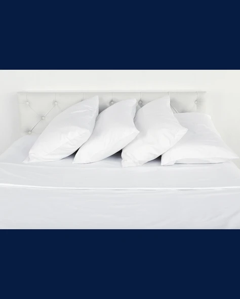 Silikonize Dolgu Microfiber Yastık 800 gr - 4